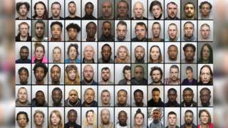 The 72 people convicted during Operation Poetry