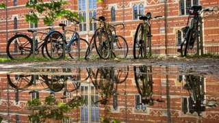 Oxford University's Keble College, taken on Parks Road