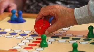 Dice game at a care home
