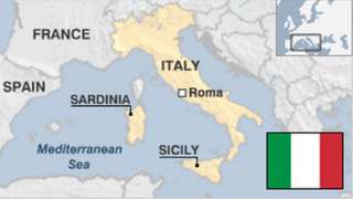 Map of Italy
