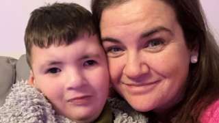 Ann-Marie O'Neill and son Eoin