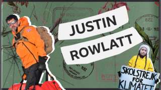 Justin Rowlatt and Greta