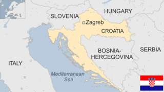 Map of Croatia