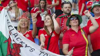 Wales fans
