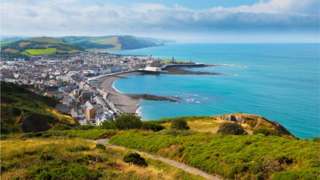 Ceredigion, which is home to seaside town Aberystwyth