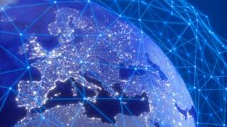 Artwork: Satellite network