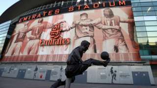 View outside Emirates Stadium