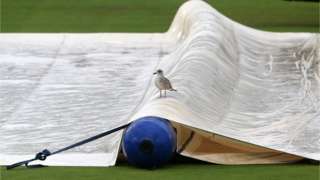 Rain covers at Sophia Gardens