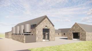 The planned Cabrach Distillery & Heritage Centre