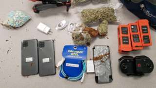 Lee County police made their latest seizure of contraband headed to the local prison this past weekend
