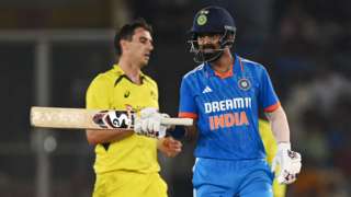 India batter KL Rahul hits out against Australia