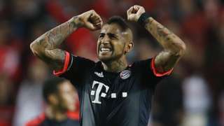 Bayern Munich midfielder Arturo Vidal