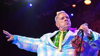 John Lydon performing on stage in 2022