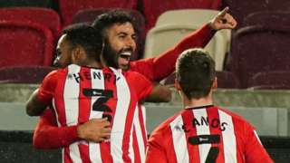 Saman Ghoddos scores for Brentford