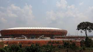The Olembe Stadium in Yaounde