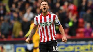 Billy Sharp celebrates scoring goal