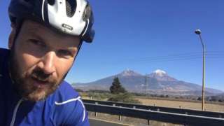 Dr Aled Meirion Jones cycling