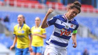 Farah Williams celebrates