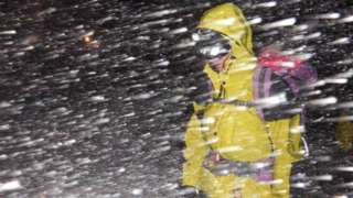 Blizzard conditions in the Cairngorms