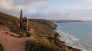 Wheal Coates tin mine near St Agnes in Cornwall