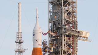 Top of the SLS rocket