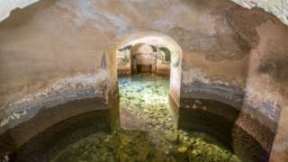 Blenheim Palace flooded room