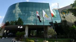 Confederation of African Football (Caf) building in Cairo