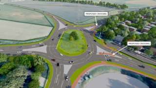Plans for Bumpers Farm Roundabout