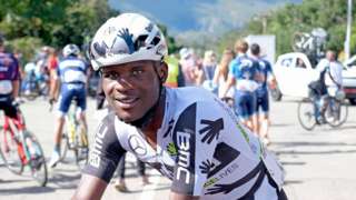 South African cyclist Nic Dlamini