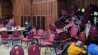 Great hall occupation