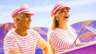 Ryan Gosling and Margot Robbie in Barbie