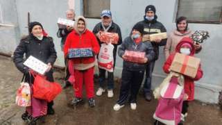 Mustard Seed Jersey shoeboxes delivered in Romania