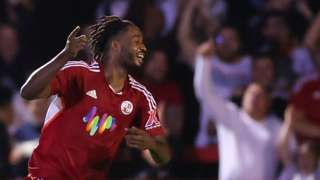 James Balagizi celebrates