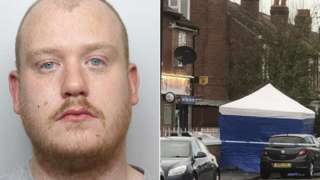 James Ridgley and a police tent