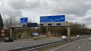 M67 in Greater Manchester