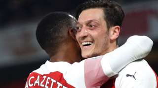 Arsenal celebrate