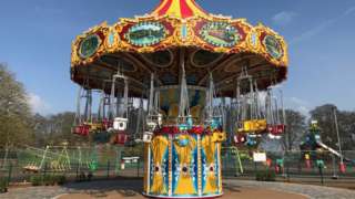 Sway Rider attraction at Wicksteed Park in Kettering