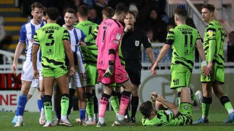 Hartlepool United and Forest Green Rovers clash