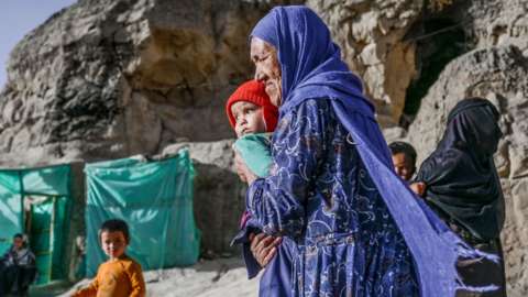 Hazara woman in Bamiyan, Afghanistan