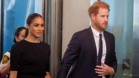 The Duke and Duchess of Sussex at the UN