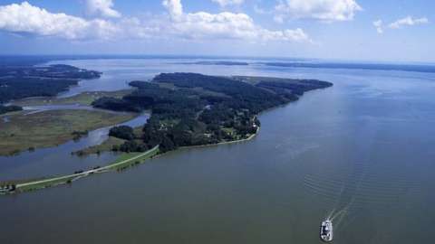 Jamestown Island threatened by erosion and flooding