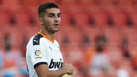 New Manchester City winger Ferran Torres while playing for former club Valencia