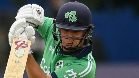 Andy McBrine was named man of the match after hitting a crucial 59 in Ireland's innings following his earlier four wickets