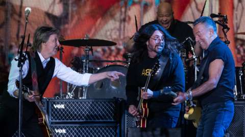 Paul McCartney, Dave Grohl & Bruce Springsteen