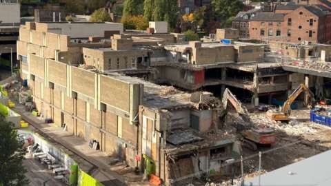 Broadmarsh centre demolition