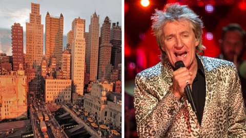 Sir Rod Stewart and his model city