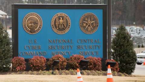 NSA entrance sign