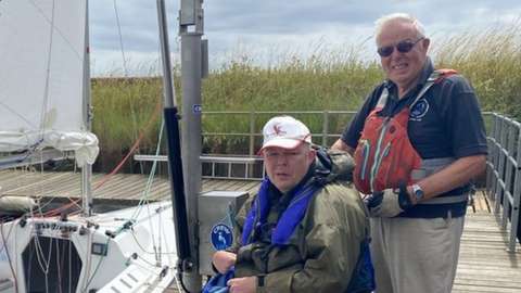 EAST has helped Alistair Renton and his son Andrew sail together