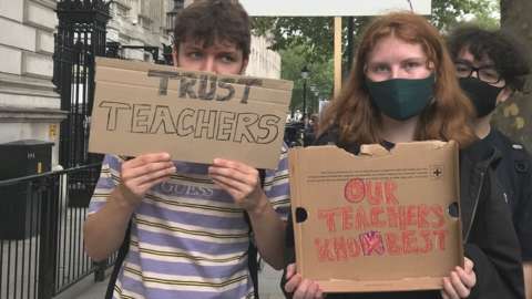 A-level protest