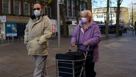 People in Hull wearing face coverings earlier in the pandemic